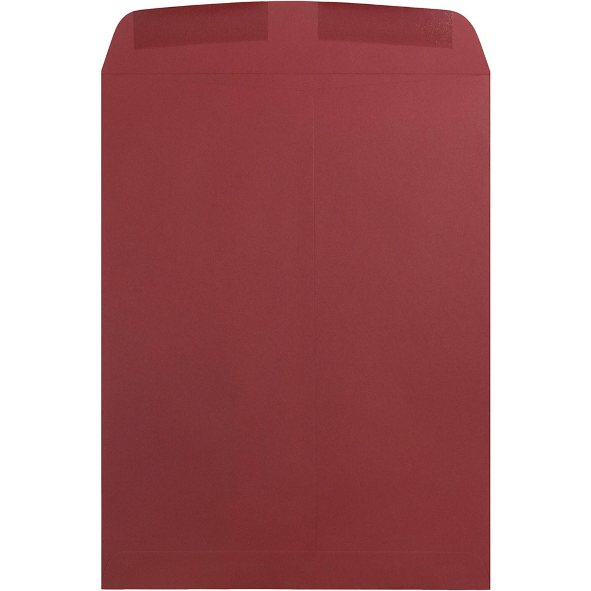 JAM Paper 9" x 12" Dark Red Open End Catalog Premium Envelopes